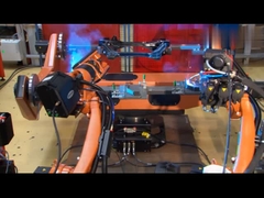 Kuka Robot Kolu KR 10 R1420 CNGBS kaynak pozisyoner ve Megmeet kaynak makinesi ile Robotik kaynak solu